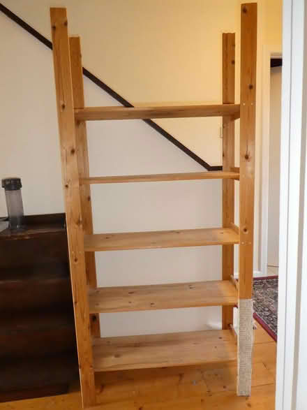 Photo of free tall pine bookcase (Rathfarnham) #1