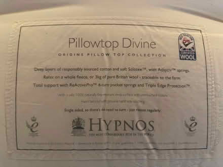 Photo of free Super king sized mattress (Nash LD8) #1