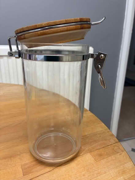 Photo of free Storage jar (perspex) (Spacey Houses HG3) #1