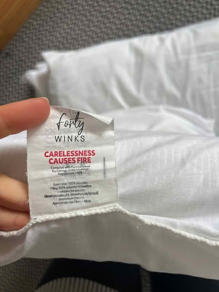 Photo of free 4 bed pillows (NG3 5BQ) #3