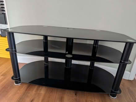 Photo of free Glass TV and Audio Stand (Purley on Thames RG31) #1