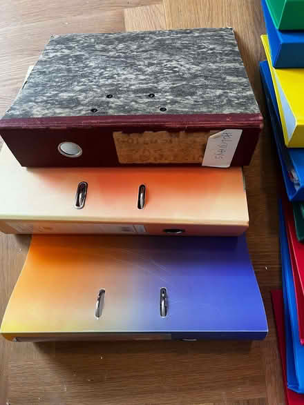 Photo of free office supplies of arch lever files, ring binders etc (Holland Park W11) #4