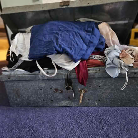 Photo of free Metal Suitcase full of clothes (Langley SL3) #1