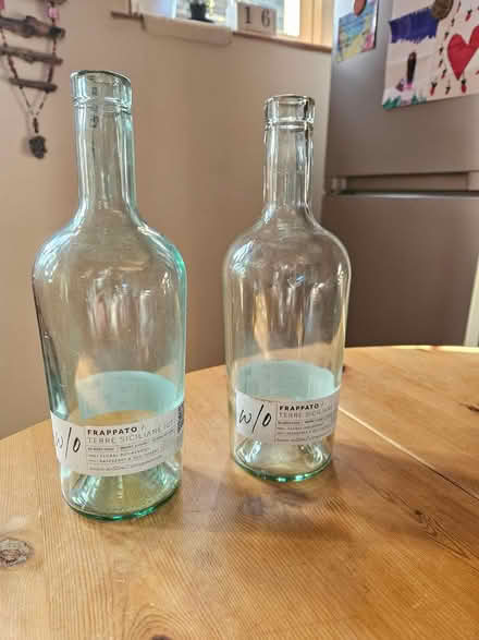 Photo of free 6 matching unusual wine bottles (Otley) #1