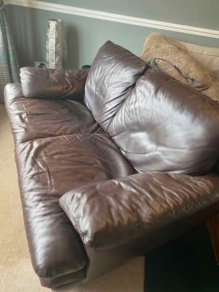 Photo of free Leather sofa (S43) #2