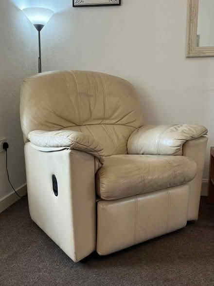 Photo of free 3 Piece leather suite (Galashiels TD1) #2