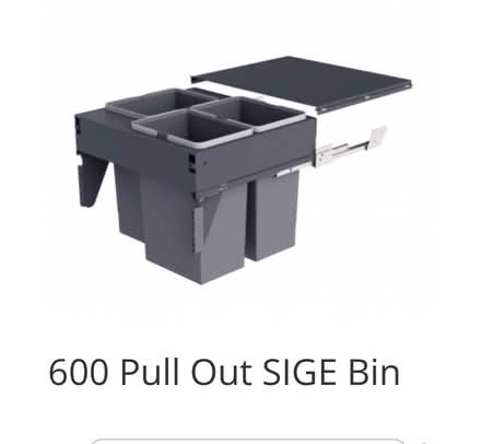 Photo of free Pull out kitchen bin unit to fit 600mm unit (Kingwood Common RG9) #1