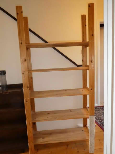 Photo of free tall pine bookcase (Rathfarnham) #2
