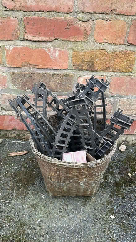 Photo of free Train track pieces, very old (Anstey LE7) #1