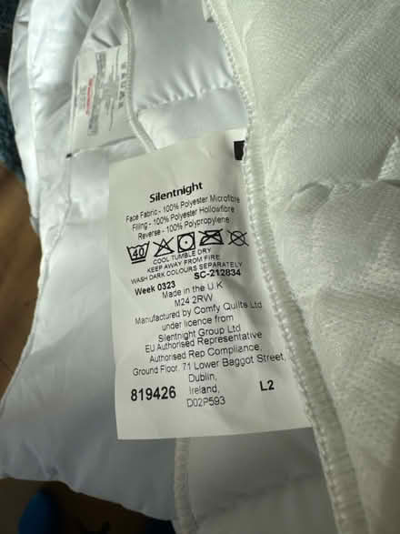 Photo of free Single Duvet & protector (Harborne B17) #3
