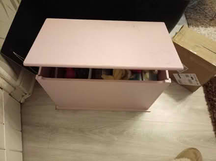 Photo of free Pink toy box and extras (Tudeley) #3
