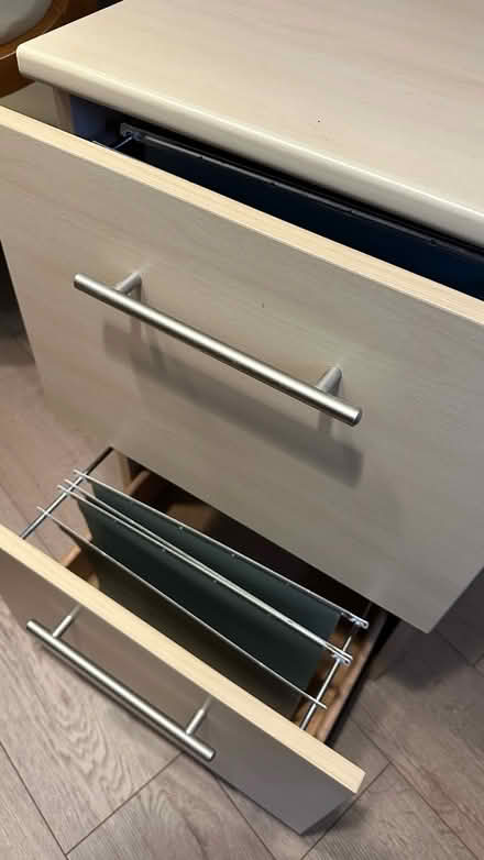 Photo of free Wooden filing cabinet (Bingley BD16) #2