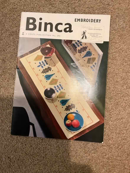 Photo of free Book on Binca Patterns (Kingsway) #1