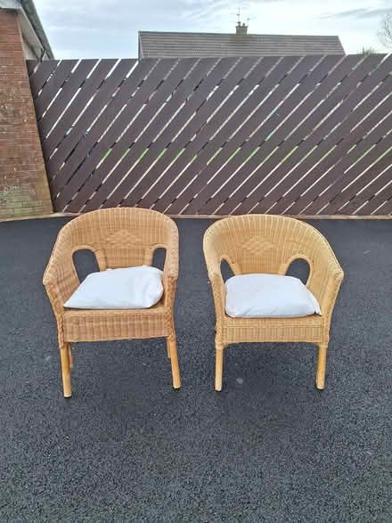 Photo of free Wicker chairs - Glengormley (Glengormley BT36) #3