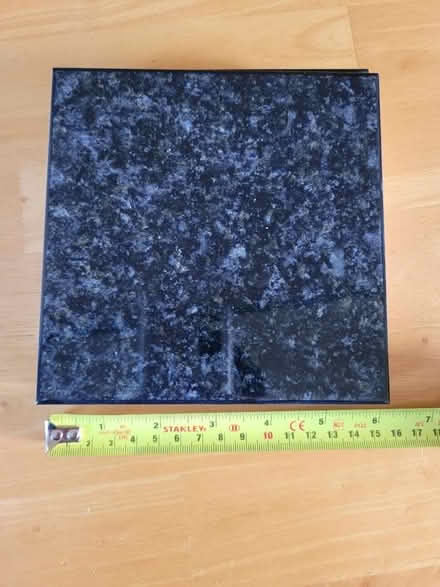 Photo of free Approx 20 6inch black speckle tiles (Ballyclare BT39) #1