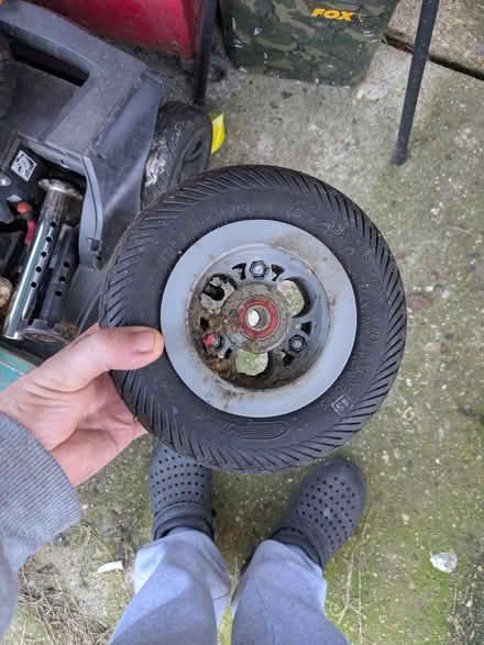 Photo of free Mobility scooter wheels (Witham CM8) #3