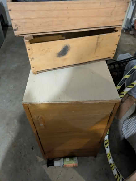 Photo of free Wooden storage cabinet (Downtown Bothell) #3