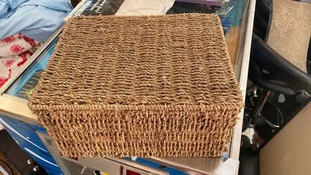Photo of free Rattan basket (Sutton road) #1