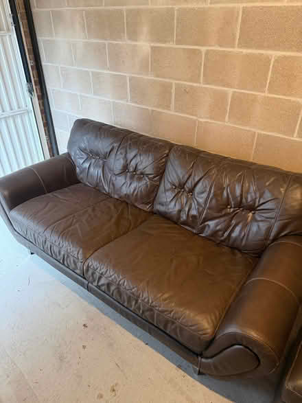 Photo of free Leather sofa (Chorley Moor PR7) #4
