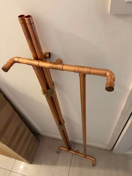 Photo of free Copper clothes rail (Hither Green SE13) #2