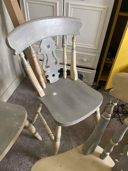 Photo of free 3 Beech Dining Chairs (Moortown LS17) #4