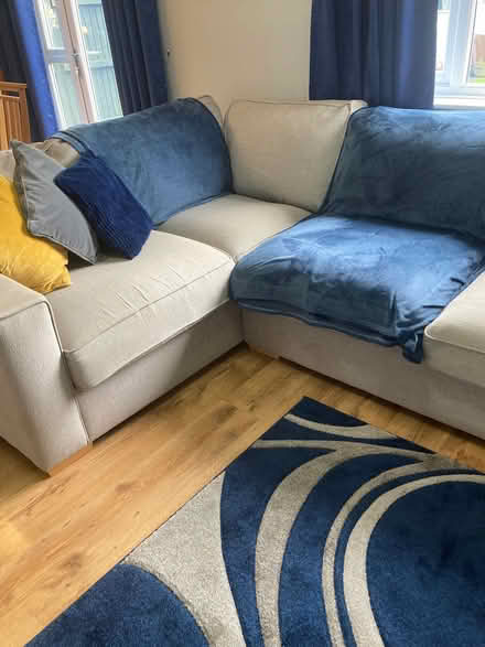 Photo of free Light grey corner sofa (Market Deeping CP) #3