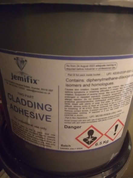 Photo of free Cladding Tiling Adhesive unused (Birmingham City Centre B4) #2