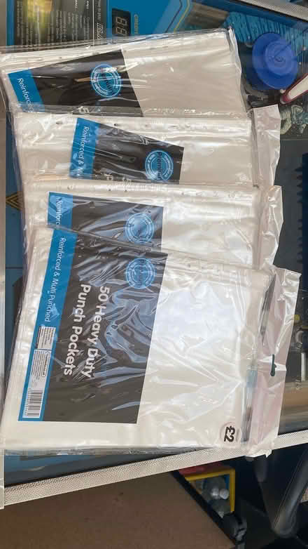 Photo of free Clear paper wallets/ punch wallets (Sutton road) #1