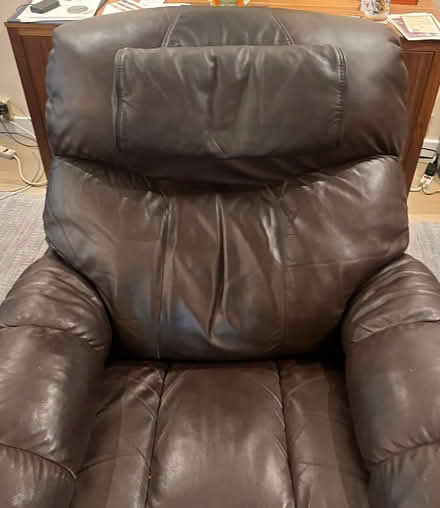 Photo of free Leather La-Z-Boy cushioned recliner (First Hill) #1