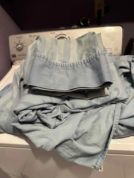 Photo of free Organic Queen sheet set need repair (Clear Lake City) #1