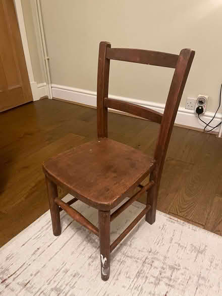 Photo of free Vintage wooden child's chair. Make a nice plant stand? (West Bridgford NG2) #2