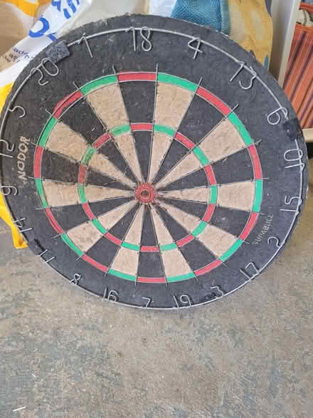 Photo of free Old heavy dart board (Ballyclare BT39) #1