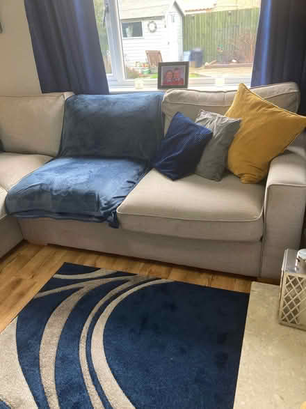 Photo of free Light grey corner sofa (Market Deeping CP) #2