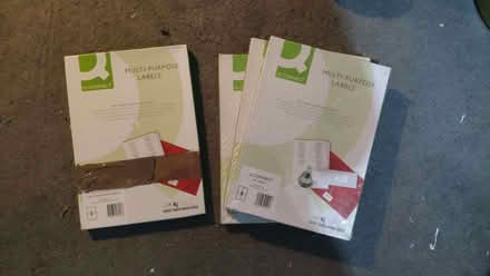 Photo of free printable labels (2 per A4 and 4 per A4) (Manor Park S2) #1