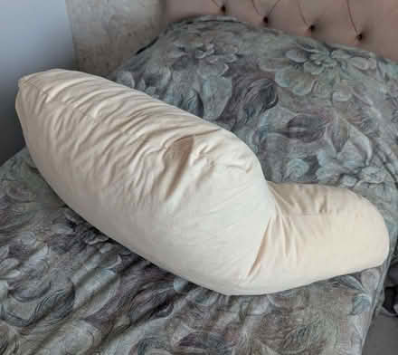 Photo of free Back support cushion Cream velour (Harlaxton NG32) #4