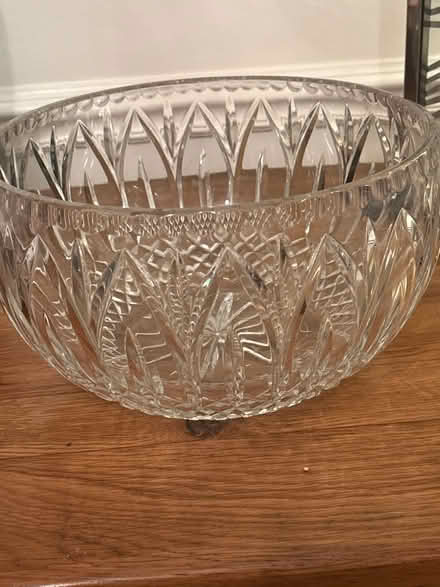 Photo of free Large Crystal Bowl (Shirley B90) #2