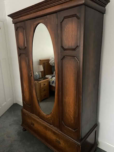 Photo of free Lovely oak wardrobe (Broadwater BN14) #1