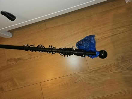 Photo of free Black adjustable curtain pole (Warmley) #1