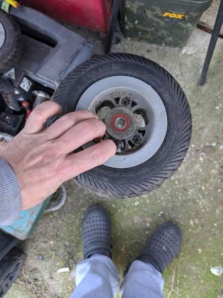 Photo of free Mobility scooter wheels (Witham CM8) #2