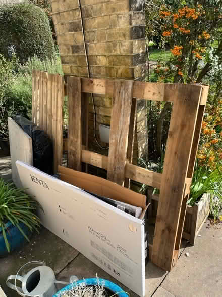 Photo of free 2x pallet wood crates (Penge SE20) #2