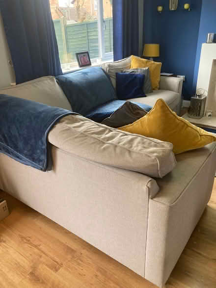 Photo of free Light grey corner sofa (Market Deeping CP) #1