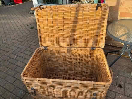 Photo of free Large wicker basket originally from habitat (Far Bletchley MK3) #2