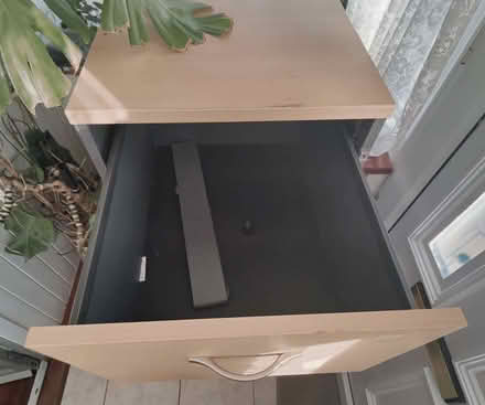 Photo of free Wood Effect 4 Drawer Filing Cabinet (Very Heavy) (Sudbrook GL4) #3