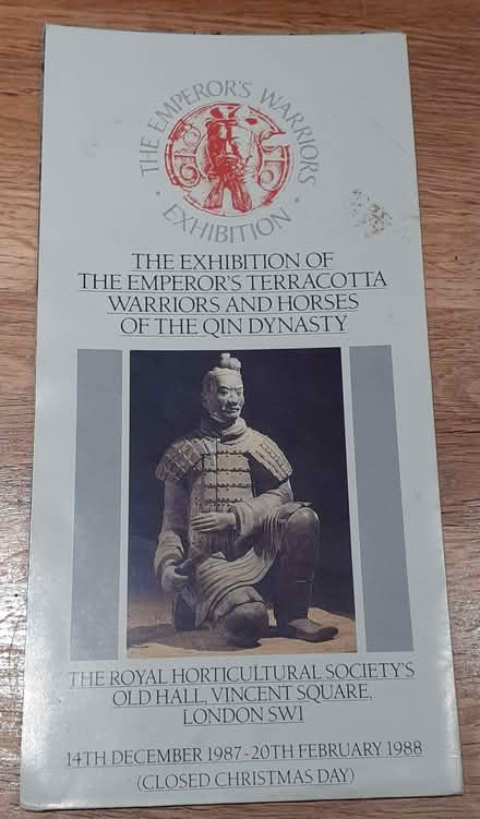 Photo of free Terracotta Warrior Souvenir and Poster (Leigh-on-Sea SS9) #3