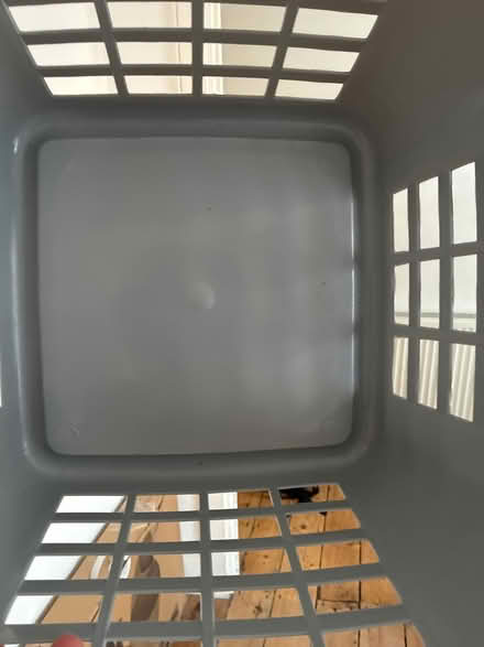 Photo of free Grey washing basket (Homerton E5) #2
