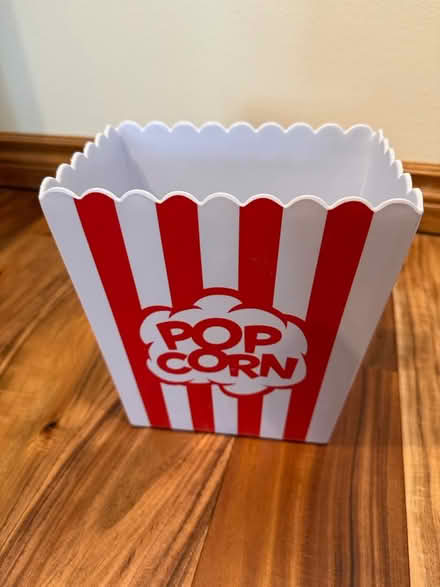 Photo of free Plastic Popcorn Container (8 Mile & Meadowbrook) #1