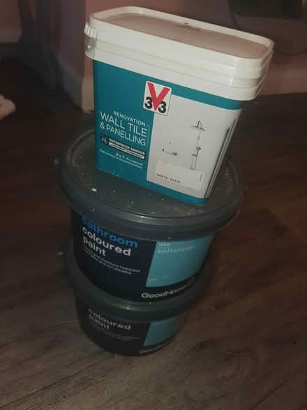 Photo of free Bathroom and tile paint unopened (SK8 Cheadle) #4