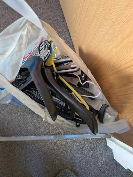 Photo of free Carrier bag of hangers (Gosport PO12) #1