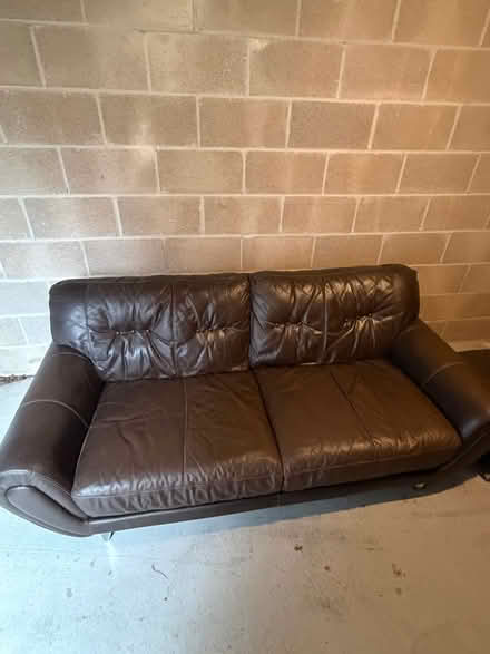Photo of free Leather sofa (Chorley Moor PR7) #2
