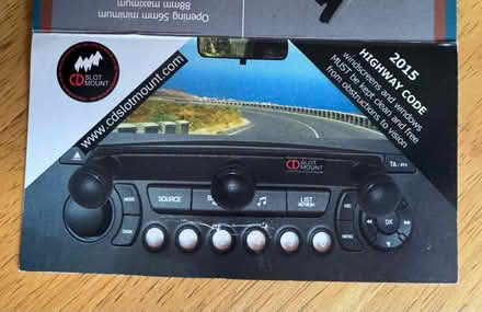 Photo of free CD mount for holding phone or SatNav (Heybridge CM9) #4